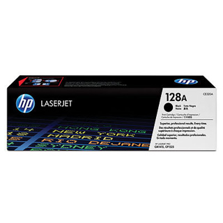 Toner HP 128A Noir - LaserJet d'origine (CE320A)